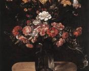 Bouquet on Wooden Box - 雅克·里纳德